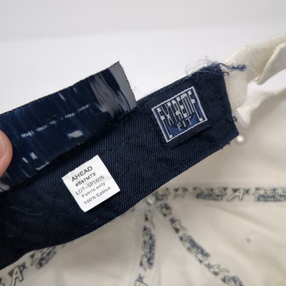 McCall Idaho Mile High Marina Baseball Cap White OS Adjustable Extreme Fit Ahead - Picture 10 of 10